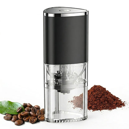 Electric Coffee Grinder - USB Rechargeable Automatic Bean Mill for Drip & Pour Over